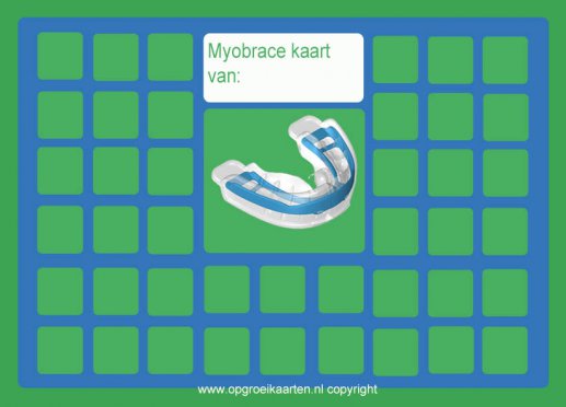 Afstreepkaart Myobrace