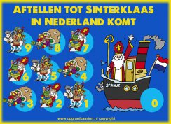 Sinterklaas aftelkalenders