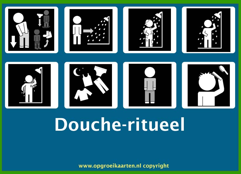 Suri functie Bloemlezing dagritmekaart doucheritueel 1 - gratisbeloningskaart.nl